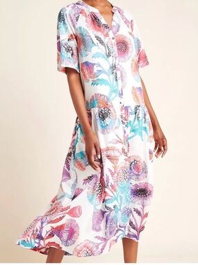 let me be sheer printed v-neck midi dress Let Me Be Sheer Printed V-Neck Midi Dress